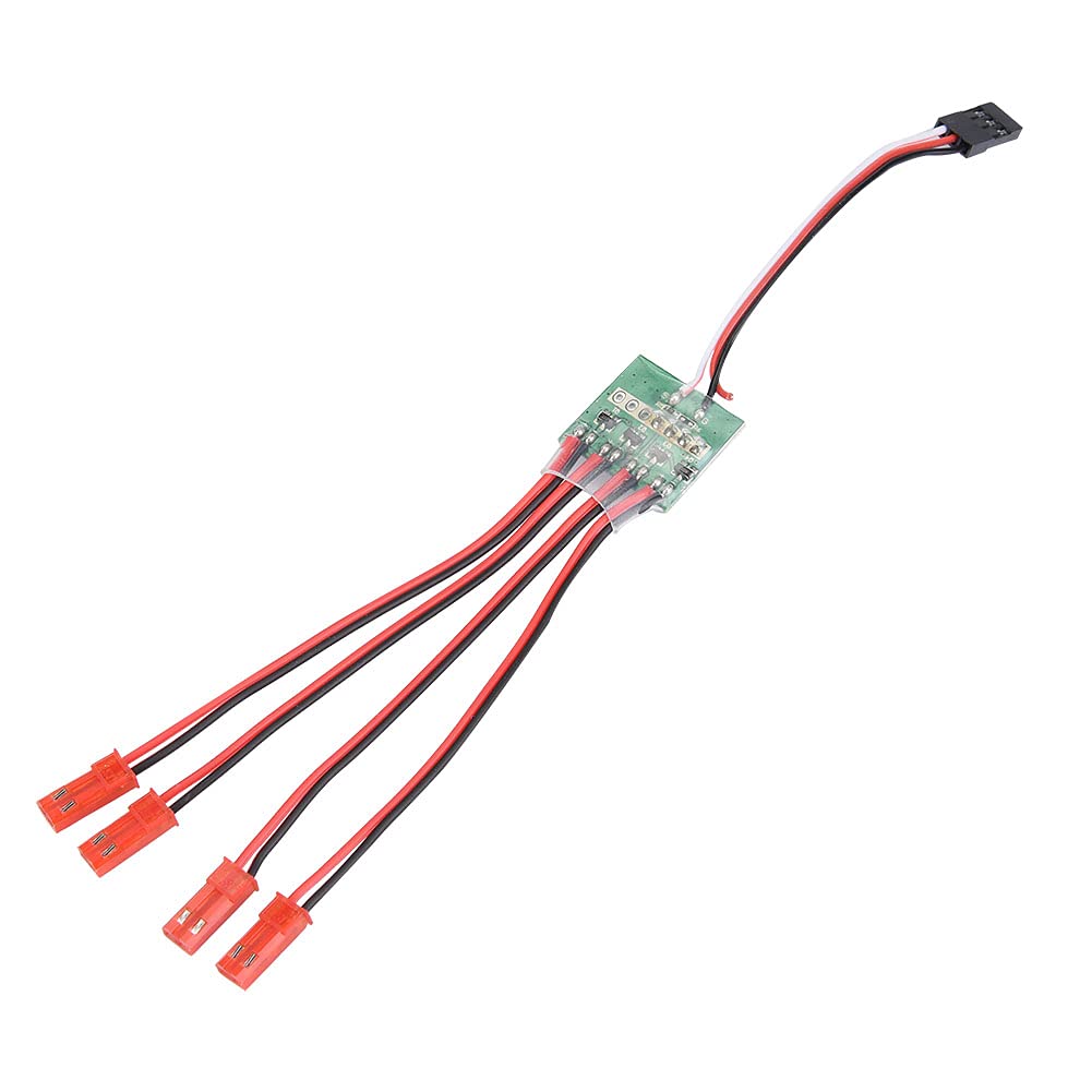 LED Light Bar Controller for RC Aircraft & Model Airplanes - 3S RC LED Light Strip Replacement Upgrade | Perfect for Outdoor RC Toys & Night Flying Scenes