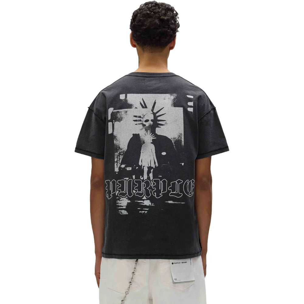 PURPLE BRAND P101 Liberty Tee - Premium Cotton Graphic T-Shirt for Men | Streetwear Fashion & Casual Everyday Wear