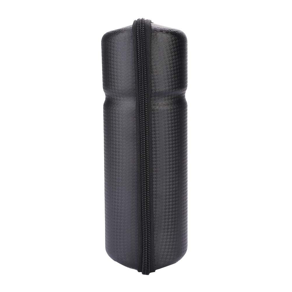 Portable Bicycle Tool Bag - Durable Hard Shell Bike Repair Kit with Water Bottle Holder (Carbon Black) | Perfect for Road Cycling, Mountain Biking & Commuting