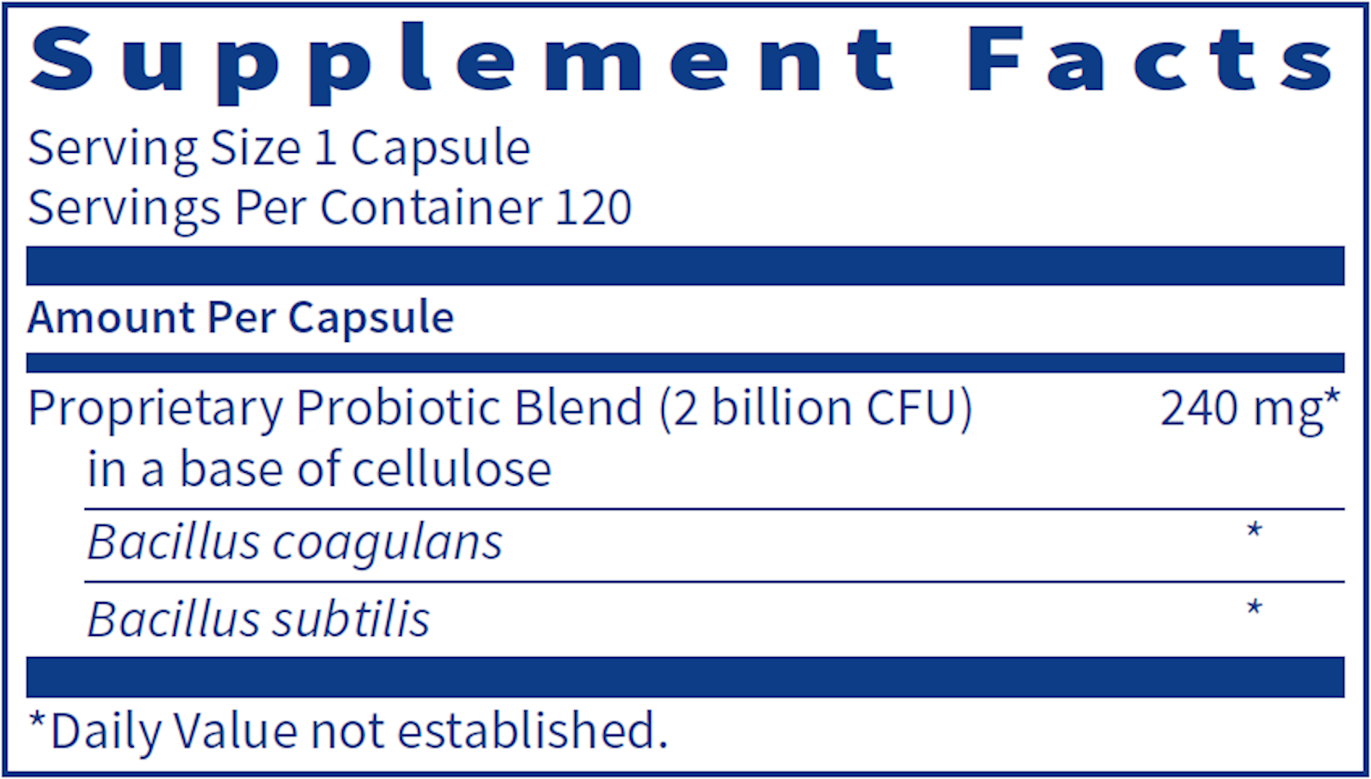 Ther Biotic® Complete Probiotic Supplement - Supports Digestive & Immune Health - Ideal for Daily Wellness & Gut Balance