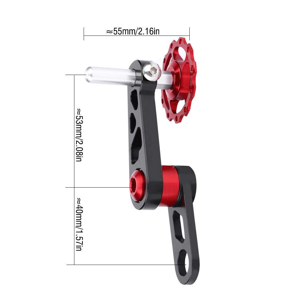 Premium Bike Crank Arm Set & Chain Tensioner - Single Speed Adjuster for Folding Bikes, Rear Derailleur Chain Stabilizer - Perfect for Urban Commuting, Road Cycling & Bike Maintenance