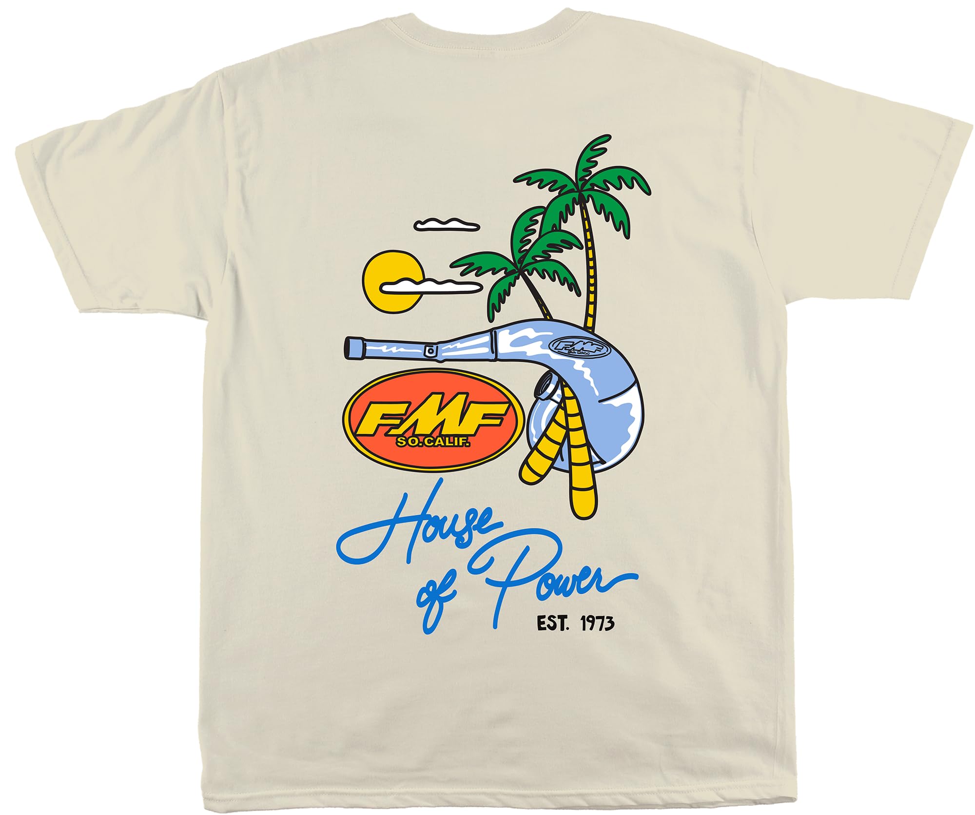 FMF Good Times Crew Neck Men's T-Shirt - Motocross & Dirt Bike Graphic Tee for Riding Enthusiasts | Casual Wear & Motorcycle Events