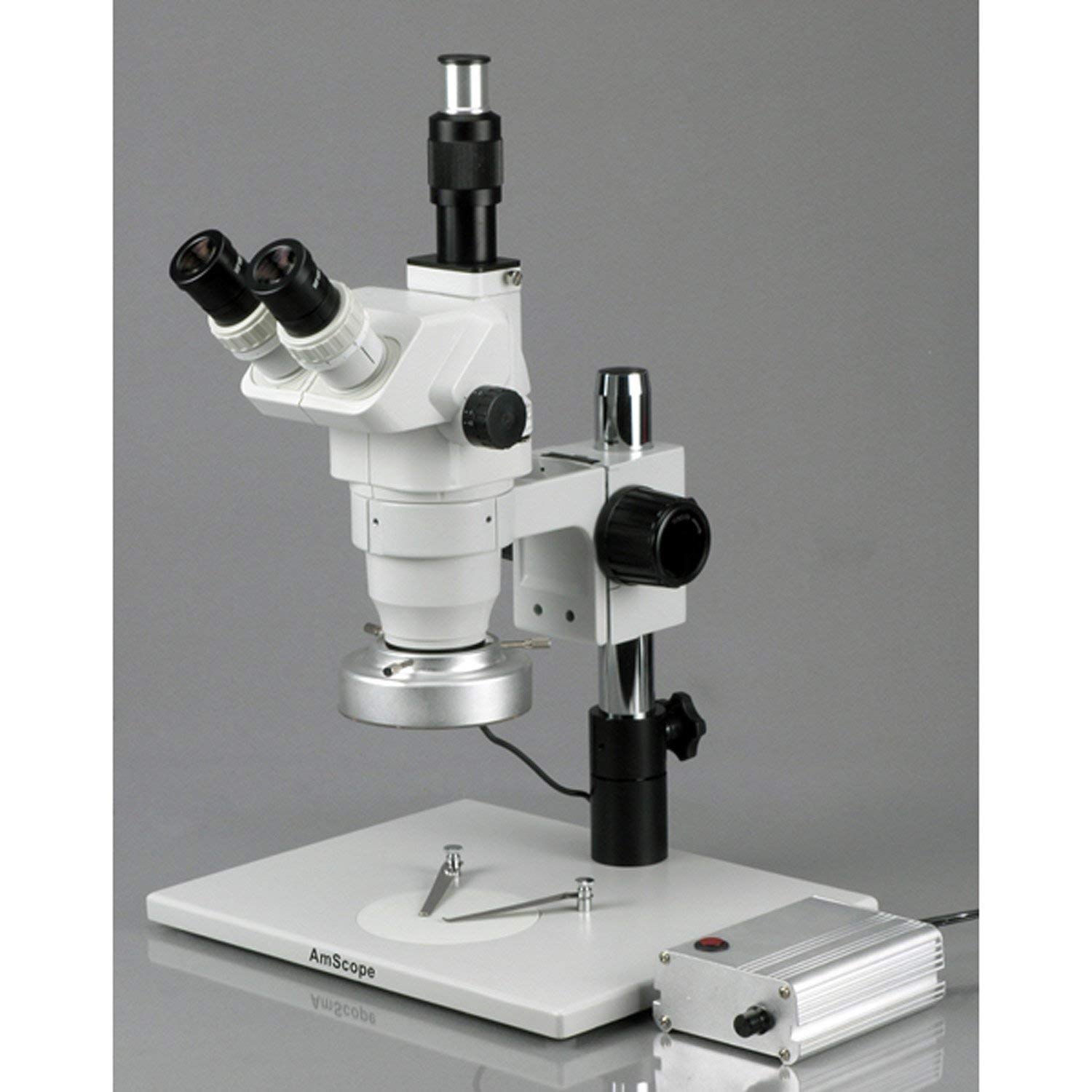 AmScope LED-80MW 80-LED Microscope Ring Light for Lab & Inspection