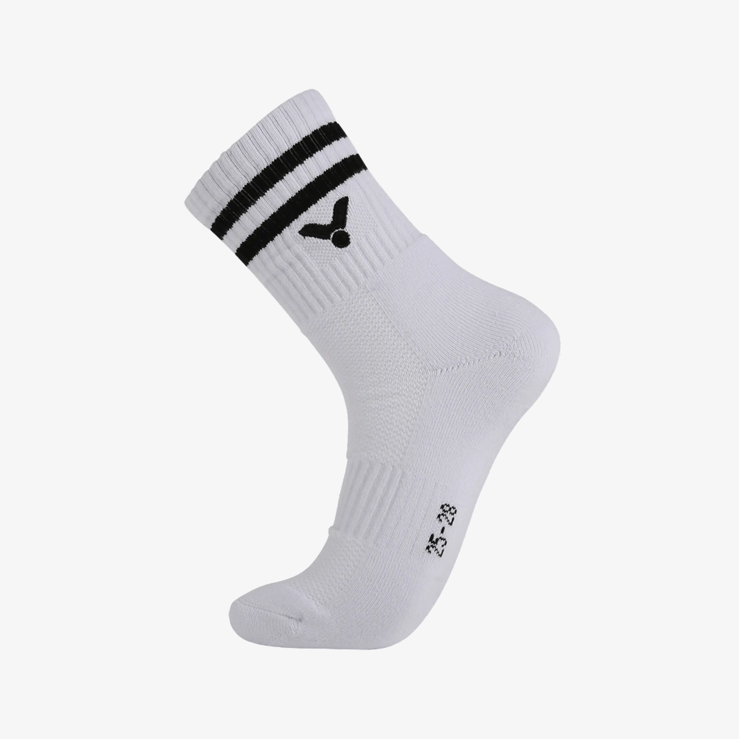 Victor Men's Sports Socks SK155 A - Breathable Athletic Socks for Running, Gym & Workout - White Performance Socks for Men - Ideal for Jogging, Basketball & Daily Wear