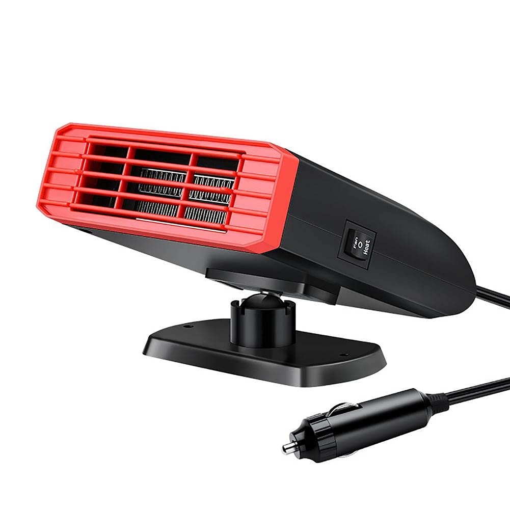 150W Portable Car Heater with Air Purification - High Power 12V/24V Defroster & Defogger for Fast Interior Heating - Ideal for Winter Driving, Camping, and Emergency Car Warmth