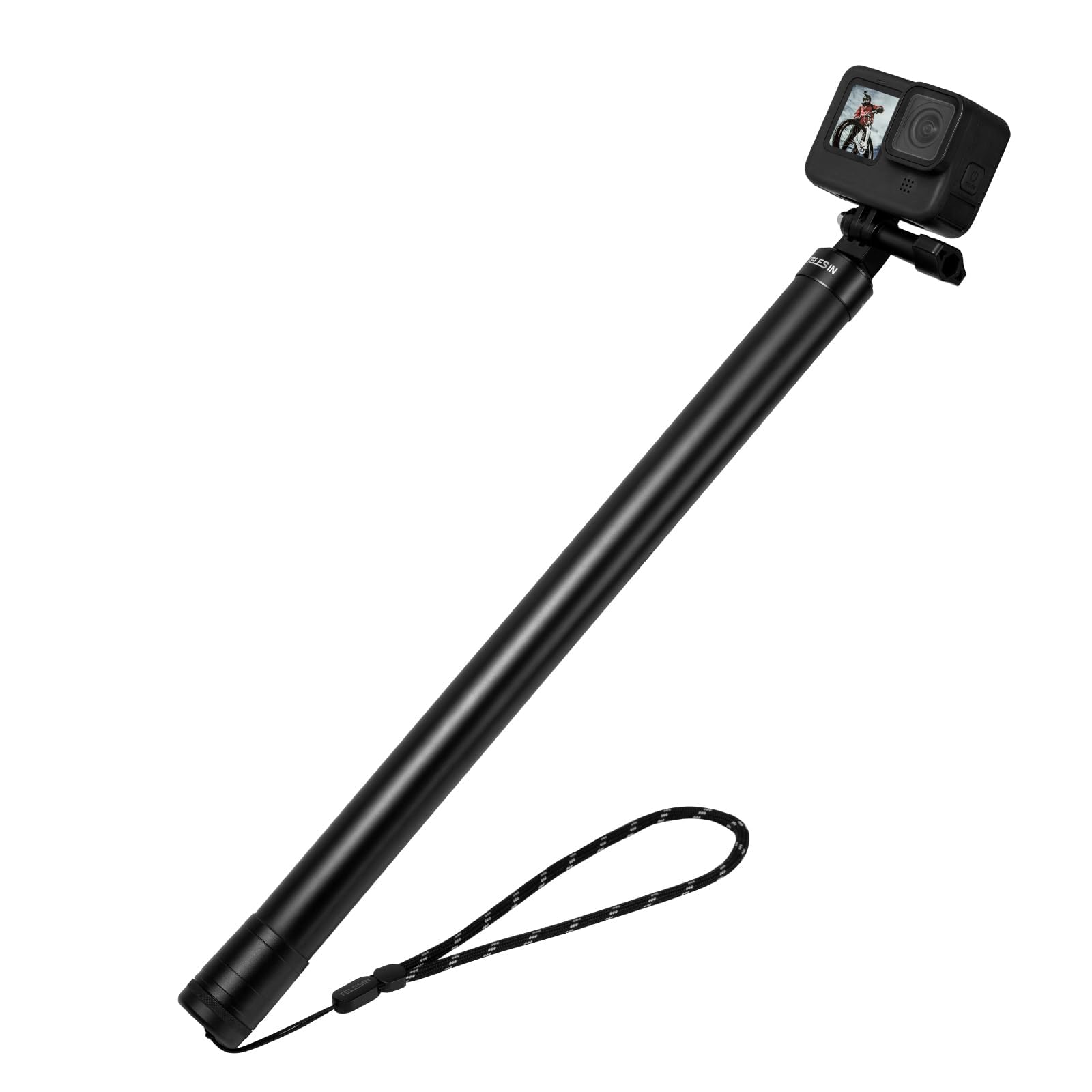 TELESIN 9ft Carbon Fiber Selfie Stick - Ultra Long Extendable Monopod for GoPro Hero 13/12/11/10/9/8/7 Max, DJI Osmo Action 5/4/3, Insta360 X4/X3/X2 & Action Cameras - Perfect for Vlogging, Travel Adventures & Outdoor Sports Photography