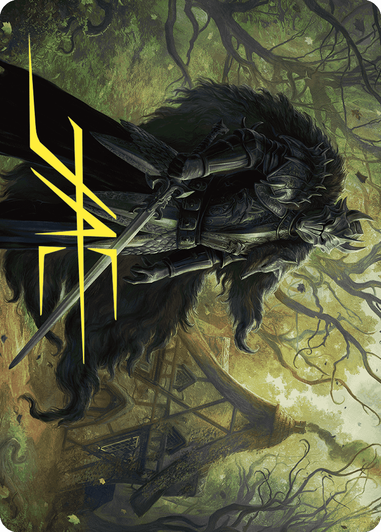 Agatha's Champion Art Card - Gold Stamped Signature - Wilds of Eldraine Collectible MTG Art Series | Perfect for Magic: The Gathering Fans, Gaming Room Decor & Fantasy Art Collectors
