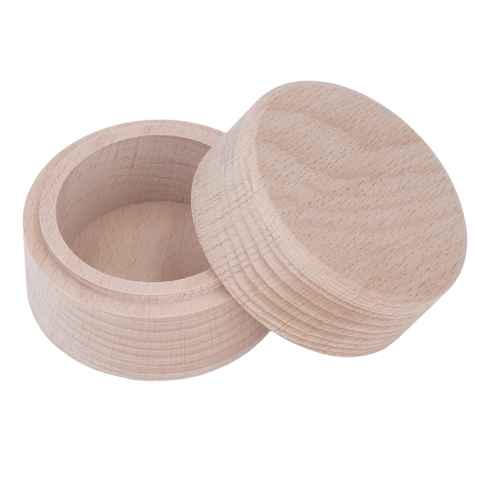 Premium Wooden Ring Box for Jewelry - Handcrafted Beechwood Keepsake Box for Engagement, Wedding & Gift Rings - Perfect for Proposals, Anniversaries & Special Occasions