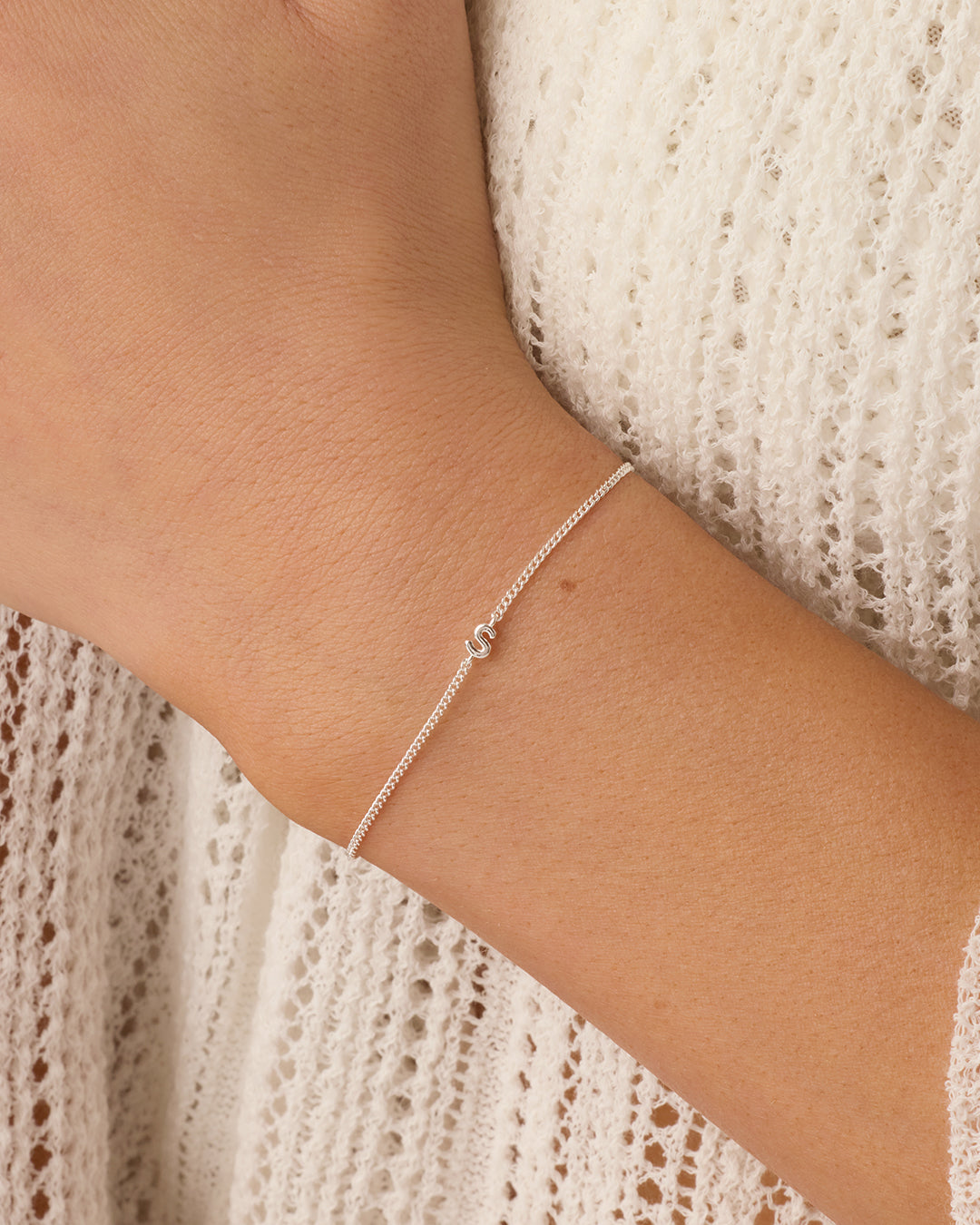 Wilder Mini Alphabet Bracelet - Personalized Initial Letter Bracelet for Women & Girls - Trendy Stackable Jewelry for Everyday Wear & Gifts