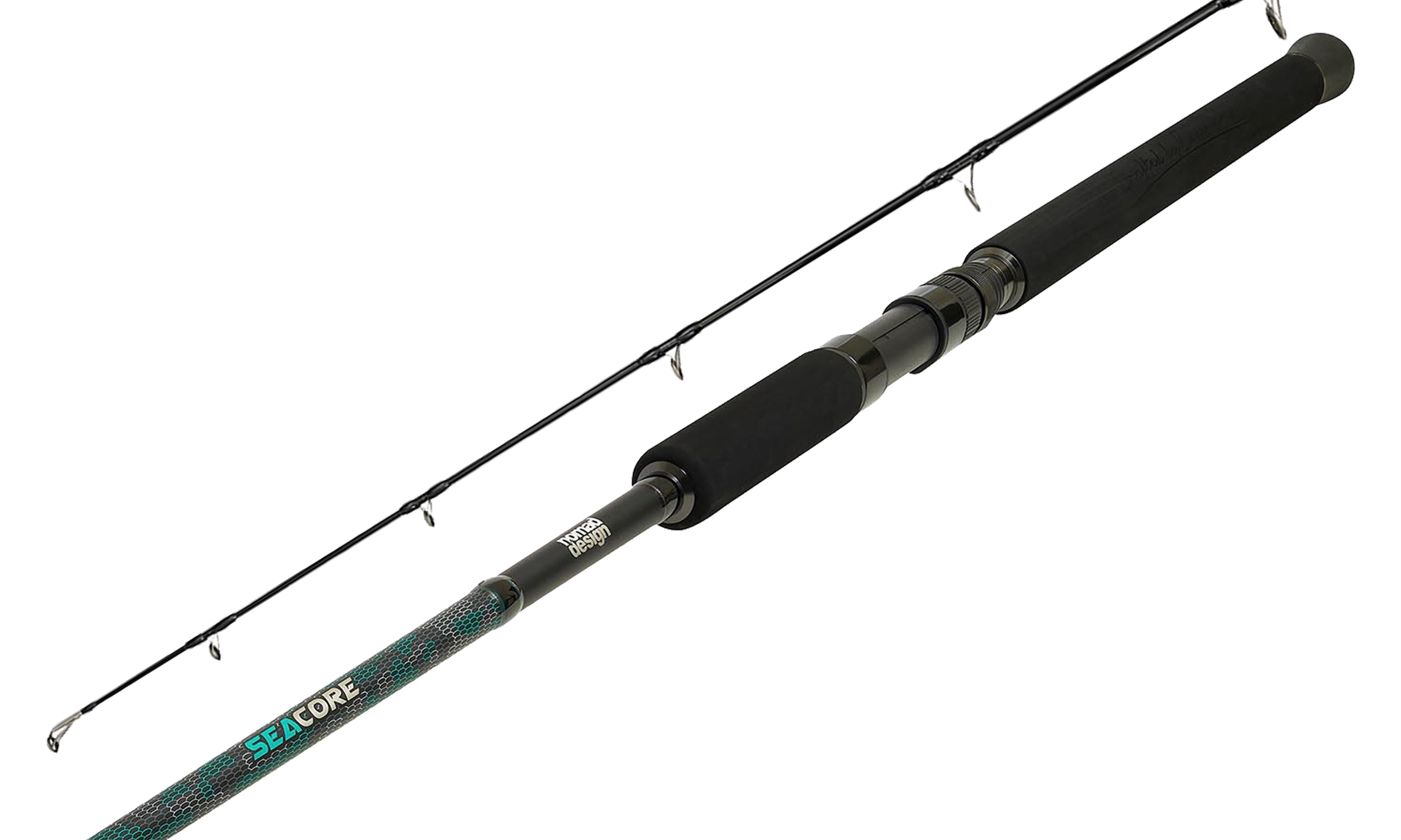 Seacore All Round Spin Fishing Rods - Lightweight & Durable Carbon Fiber Rod for Freshwater & Saltwater Fishing - Perfect for Bass, Trout, and Surf Casting