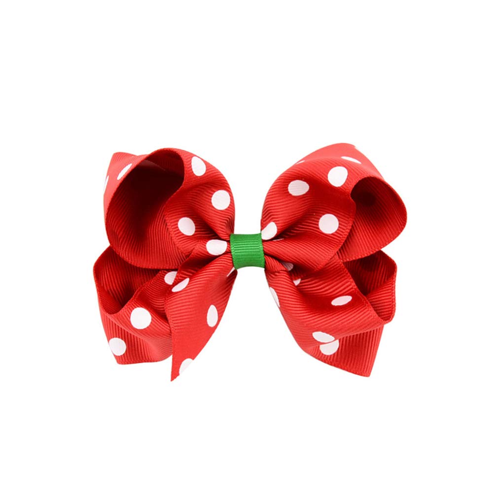 Bestoyard 12Pcs Christmas Hair Bows Clips for Girls - Cute Bowknot Hairpins & Hair Accessories Set for Baby Toddlers Kids (Mixed Styles) - Perfect for Holiday Parties, School Events & Photo Shoots