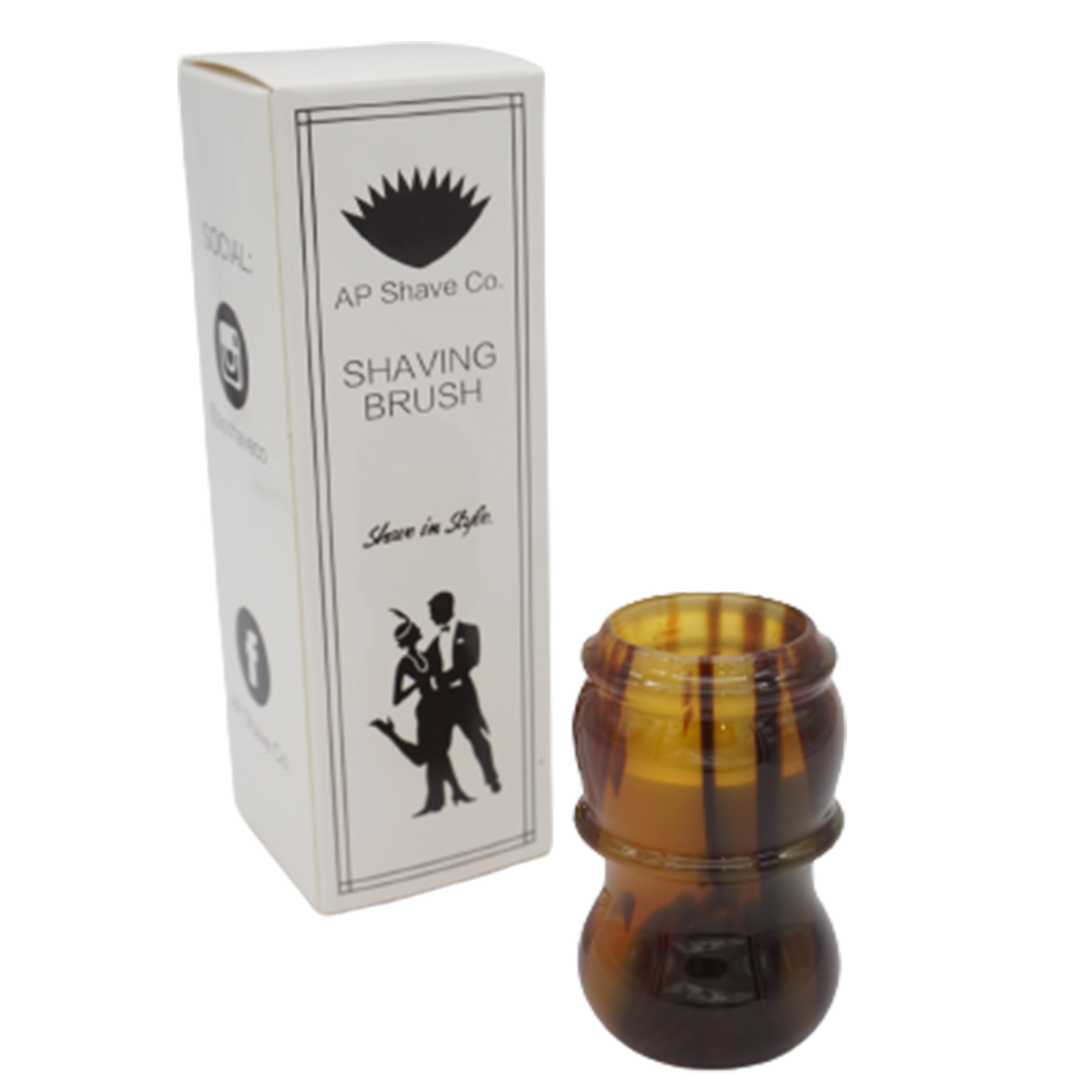 Premium Tortoise Handcrafted Shaving Brush Handle - Fits 24mm & 26mm Knots - Perfect for Wet Shaving & Grooming Gifts for Men