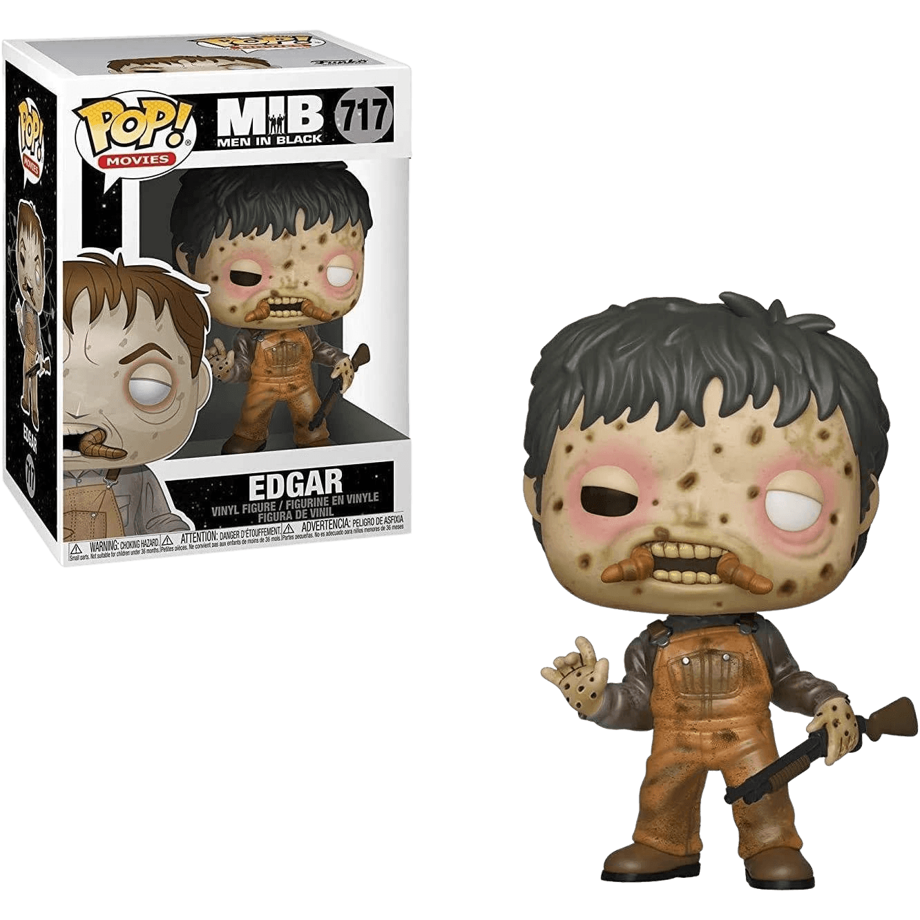 Funko Pop! Vinyl Men in Black Edgar Action Figure #717 - Collectible Movie Character Toy for Fans & Gift Idea