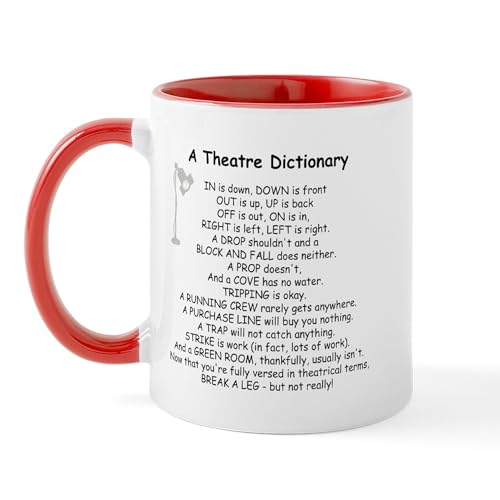 White/Red Inside - A Theatre Dictionary Mug