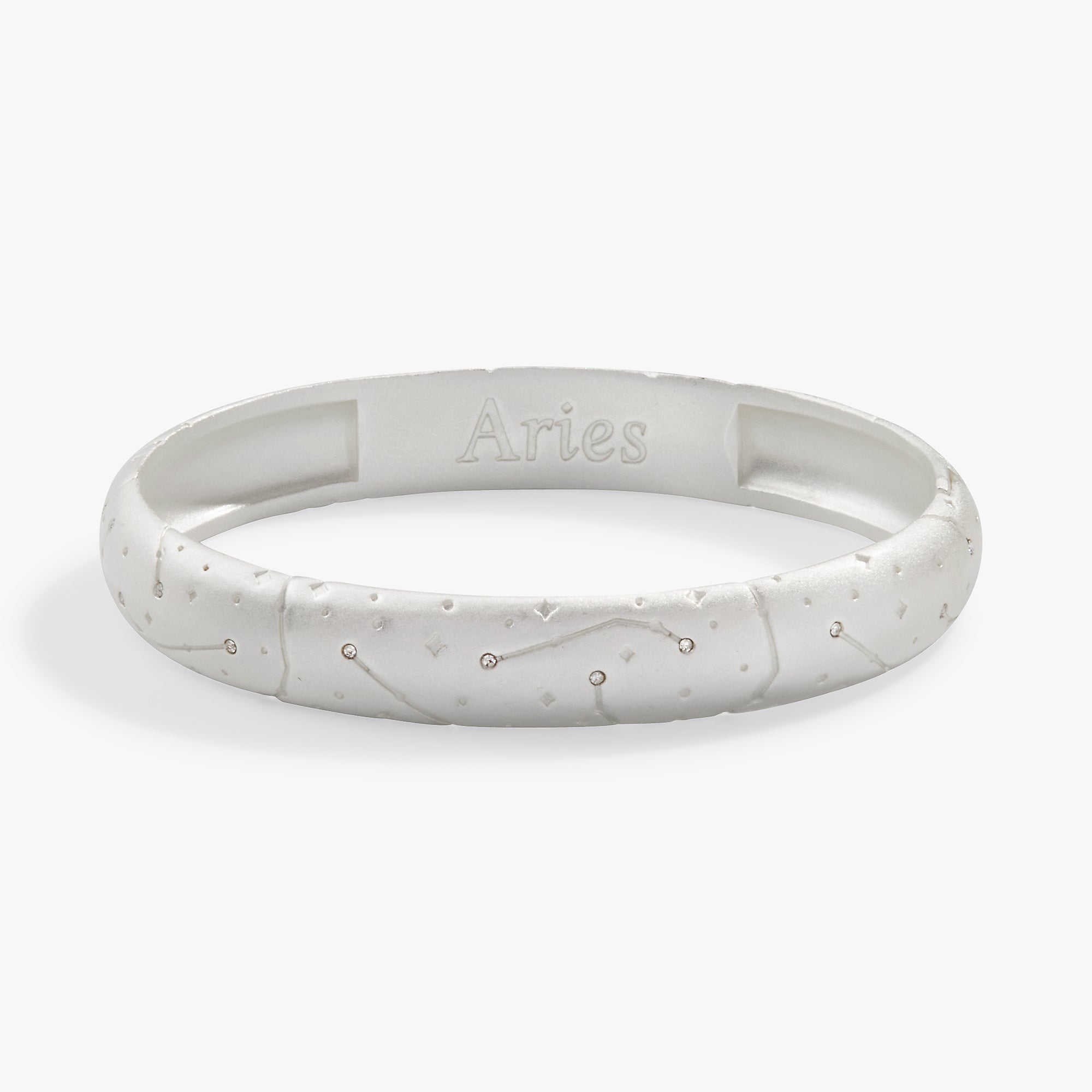 Aries Zodiac Hinge Bangle Bracelet - Gold & Silver Zodiac Sign Jewelry for Women - Perfect for Birthday Gifts, Astrology Lovers & Everyday Wear