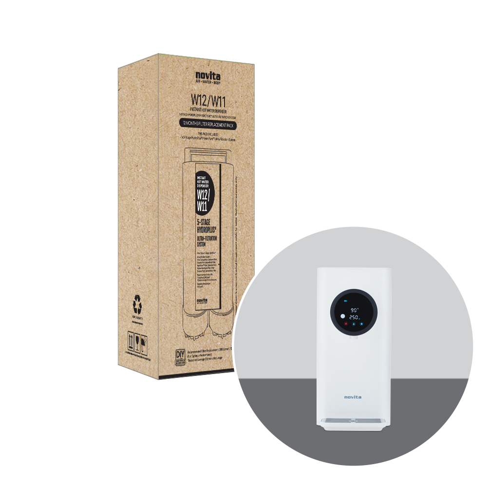 W11 & W12 Air Filter Replacement Pack - Compatible with Most HVAC Systems - Perfect for Home & Office Air Purification