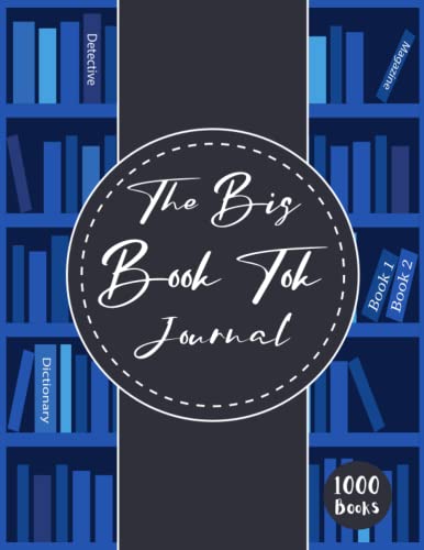 Big Booktok Journal 1000 Books - Minimalist Reading Challenge Journal for Book Lovers & Reading Tracker