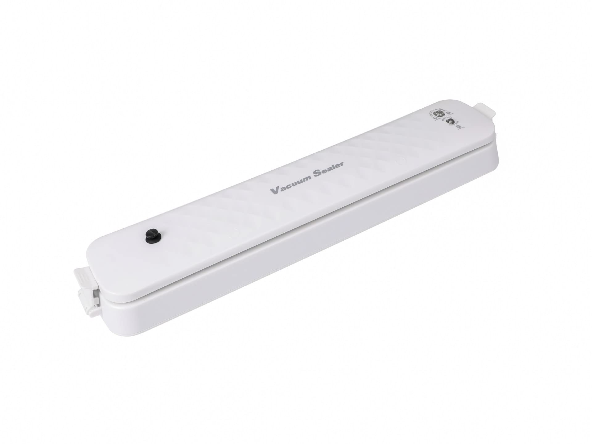 **Automatic Vacuum Sealer Machine for Food Preservation - Dual Mode (Seal & Vacuum) | Works with Dry, Wet, Soft & Powder Foods | Compact Design & One-Touch Lock | Includes Universal Vacuum Bags (White) | Perfect for Meal Prep, Sous Vide & Long-Term Food Storage**