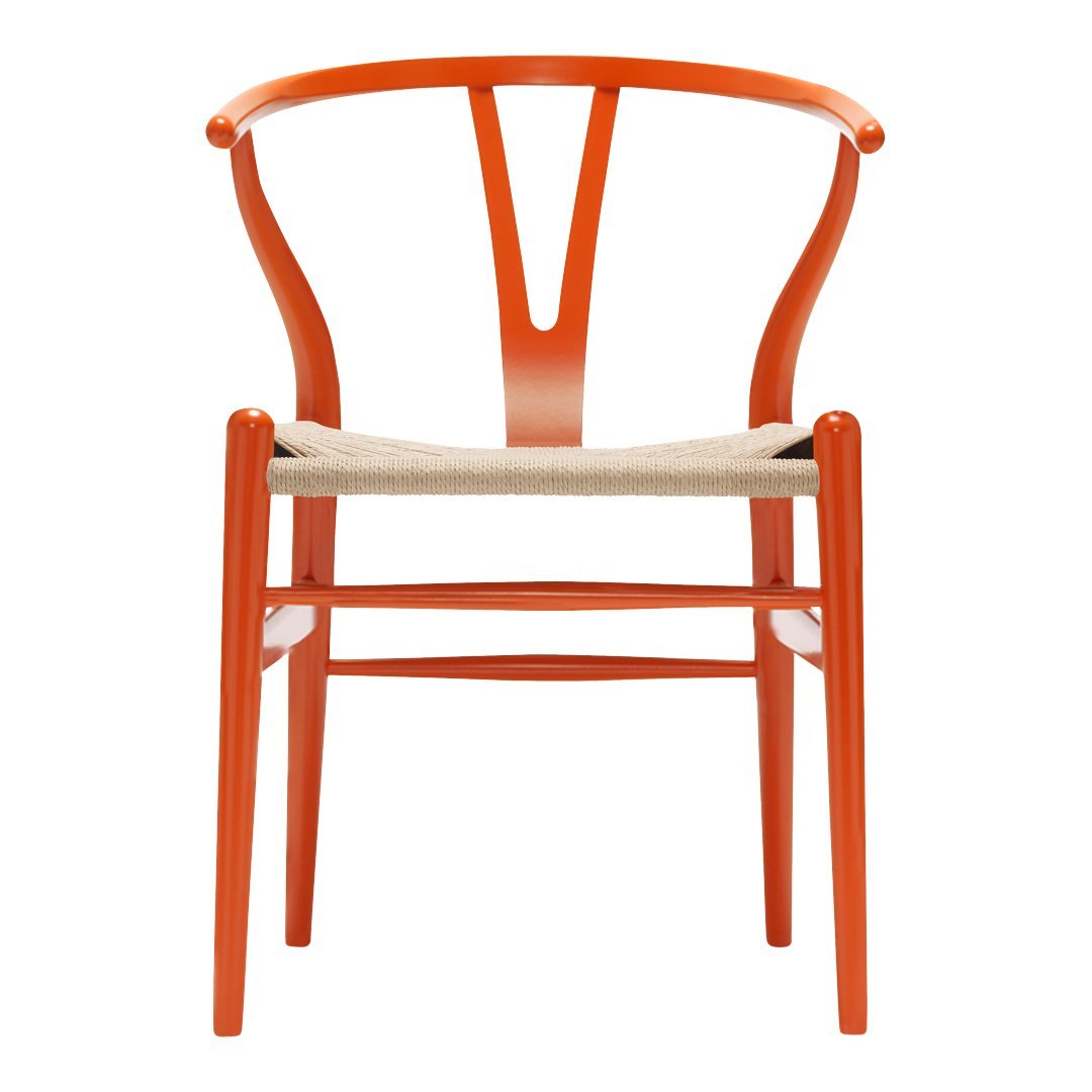 CH24 Wishbone Chair by Hans J. Wegner | Modern Scandinavian Dining Chair in Soft Colors | Perfect for Dining Rooms, Kitchens & Home Offices