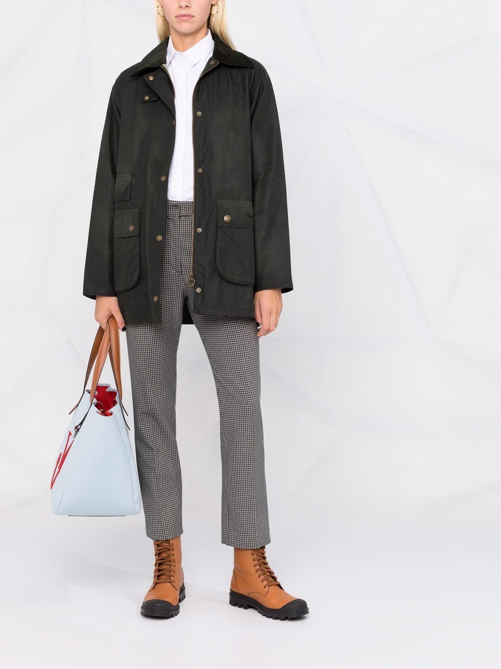 Barbour Green Waxed Jacket for Men & Women | Waterproof Outdoor Coat for Hiking, Hunting & Countryside Adventures