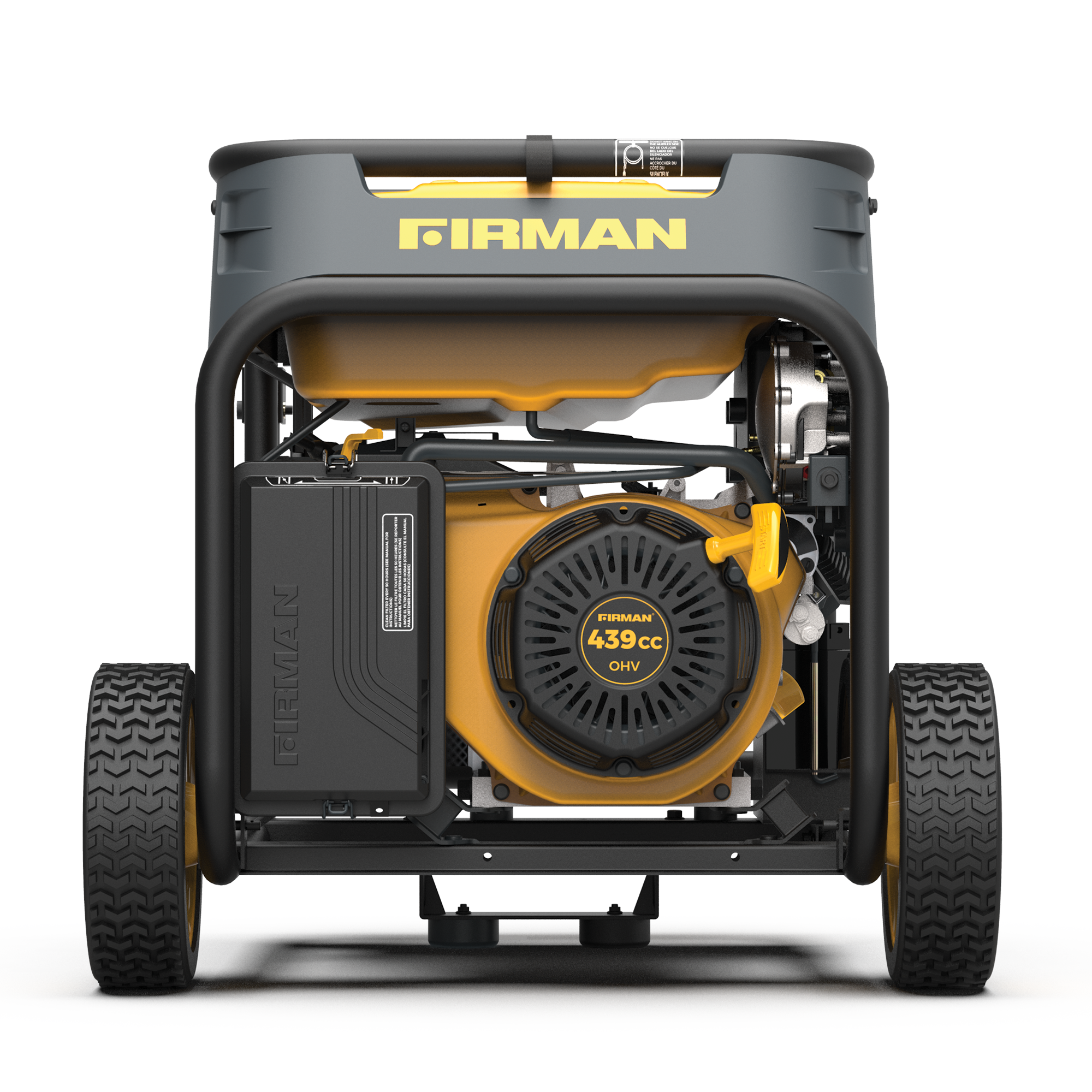 8000W Dual Fuel Portable Generator with Electric Start - 120V/240V for Camping, Home Backup & Outdoor Power Supply