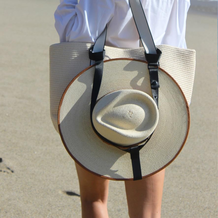 Stylish Durable Hat Holder for Travel - Organizer for Purses, Totes, Bags, Backpacks & Luggage | Fits Multiple Hats Including Cowboy Hats with Thick or Curved Brims | Perfect for Vacations, Road Trips & Outdoor Adventures