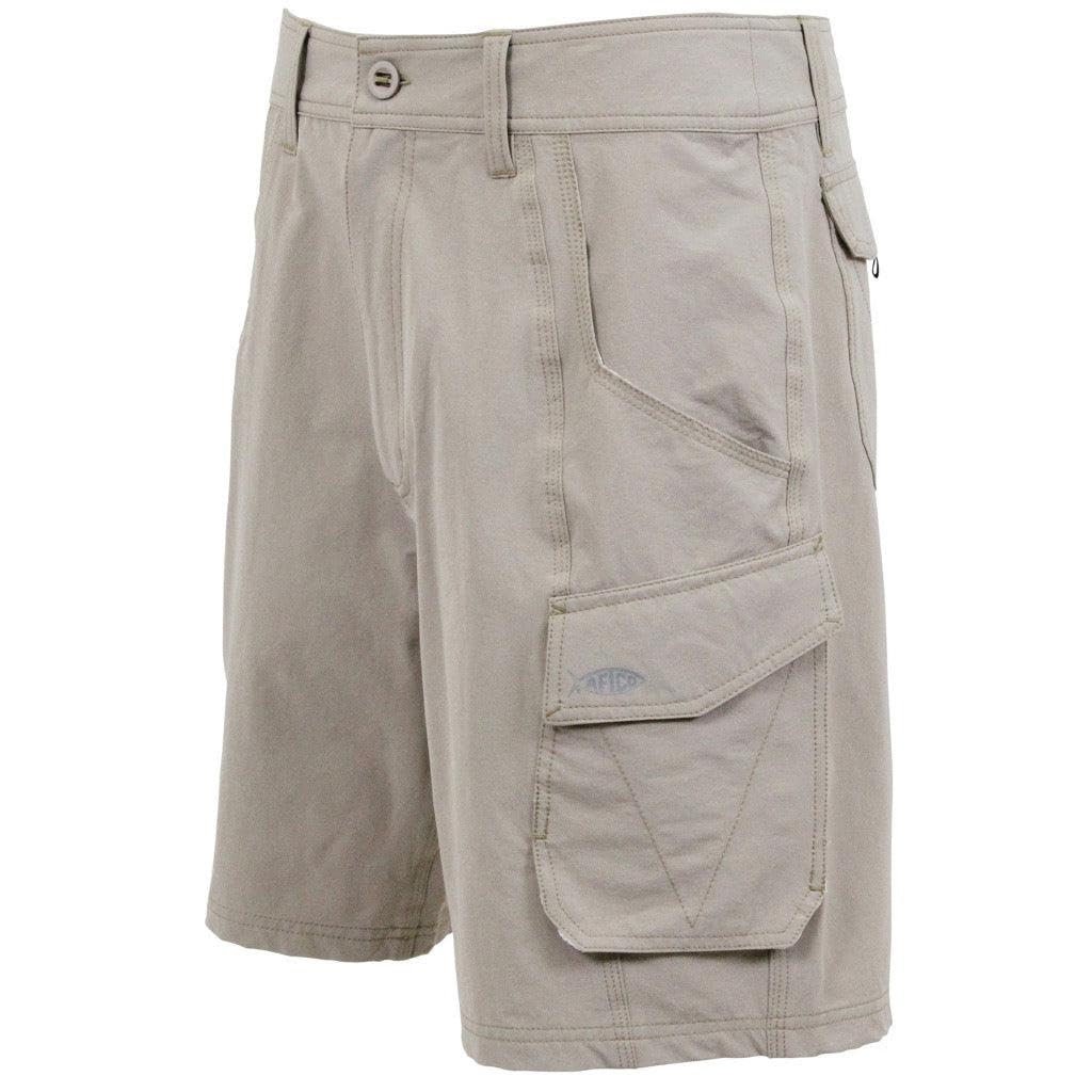AFTCO Stealth Fishing Shorts - Quick-Dry, UPF 50+ Sun Protection, Lightweight Men's Fishing Shorts for Saltwater & Freshwater Angling - Perfect for Boat Fishing, Surf Casting, and Outdoor Adventures