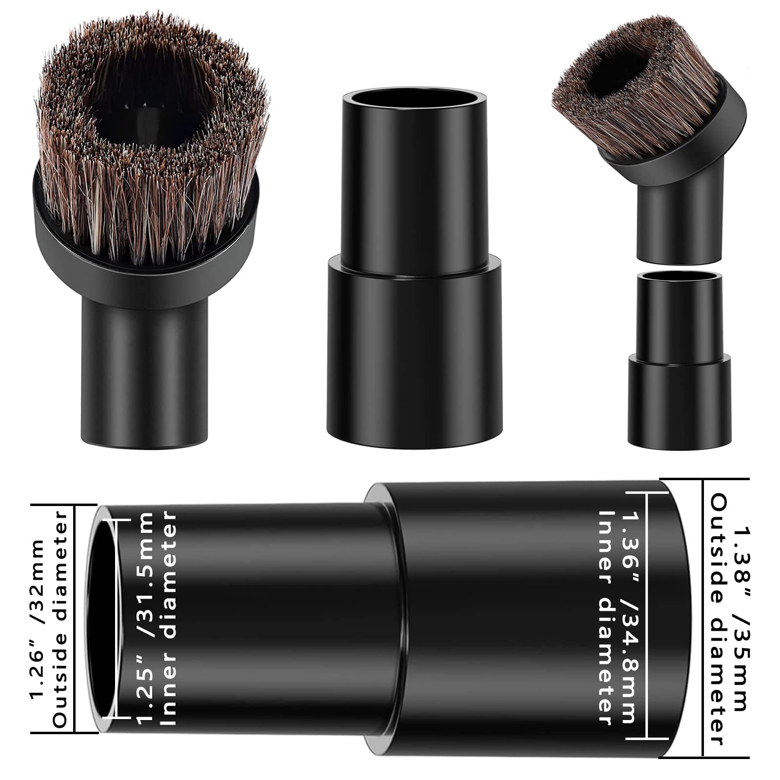 Wet Dry Vacuum Attachment Kit - 1-1/4