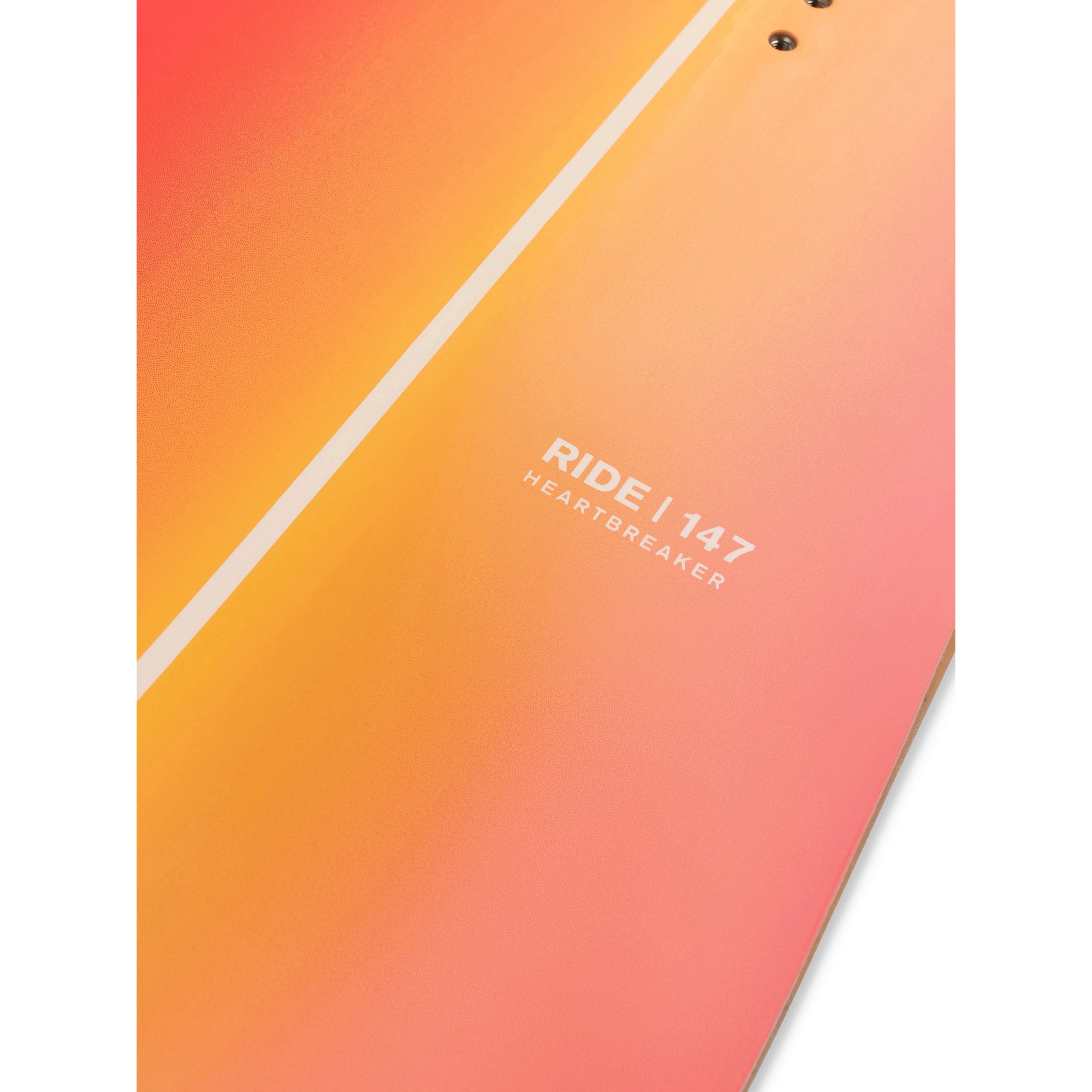Ride HEARTBREAKER Snowboard 2025 - Premium All-Mountain Snowboard for Men & Women | Perfect for Freestyle, Powder & Park Riding
