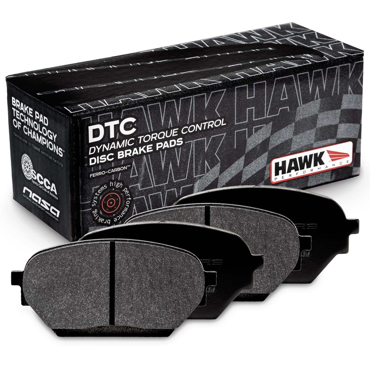 HB691G.644 DTC-60 Motorsport Brake Pads - High Performance Racing Brake Pads for Track & Drift - Perfect for Sports Cars & High-Speed Driving