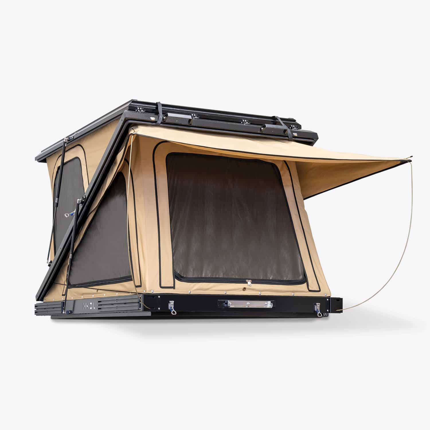 Hard Shell Roof Top Tent - Dual Lift, Double Bed for Camping & Outdoor Adventures | Waterproof & Durable Rooftop Tent for Trucks & SUVs
