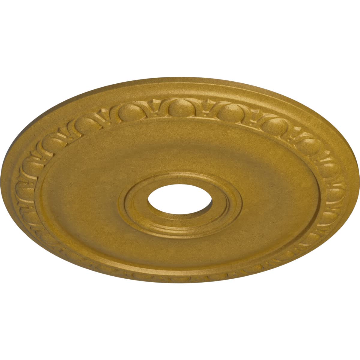 Ekena Millwork CM20JAPGS Jackson 20 Inch Ceiling Medallion - Hand-Painted Pharaohs Gold Finish, 20