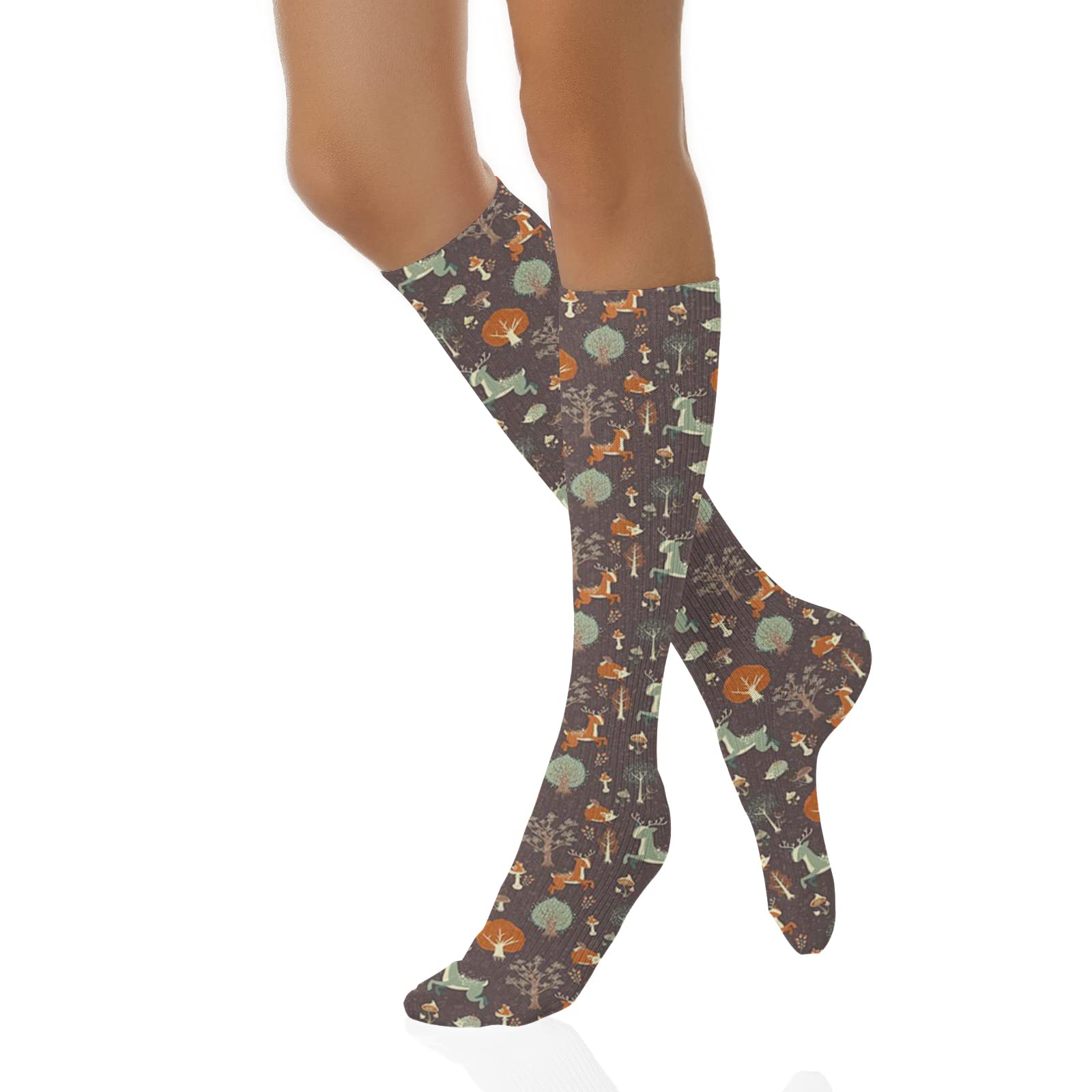 Best Compression Socks for Women & Men - Winter Warm Support Socks for Running, Athletic, Nursing, Travel - Perfect for Workout, Sports & Long Flights