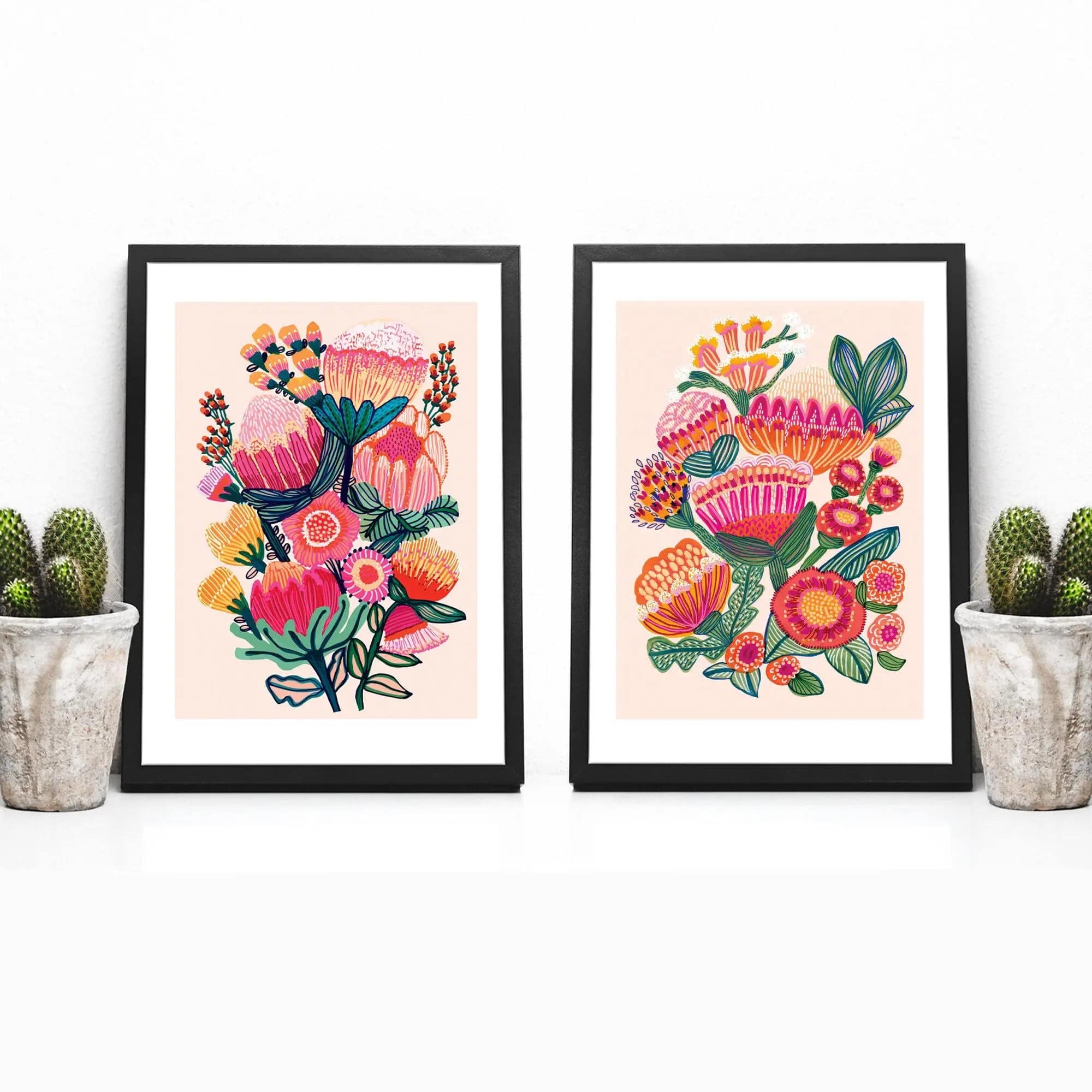 Australian Native Flowers Wall Art Prints - Stunning Floral Decor for Home & Office | Perfect for Living Room, Bedroom & Gifts