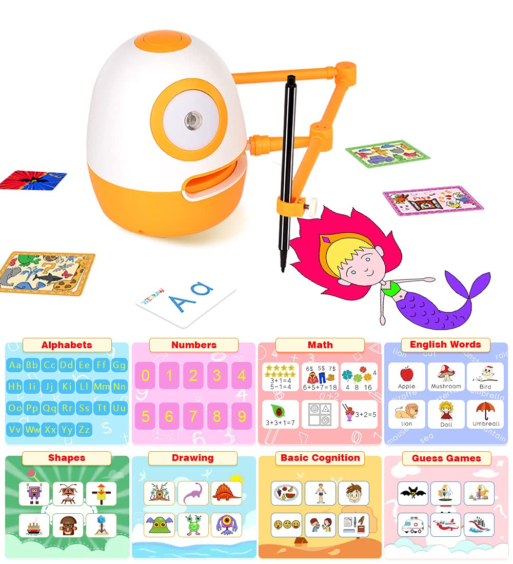 Genius Kit STEM Learning Robot Toy for Kids Ages 3-8 - Educational Birthday Gift for Boys & Girls - Teaches Math, Spelling, Words & Drawing - Perfect for Preschool & Kindergarten Classroom or Home Learning