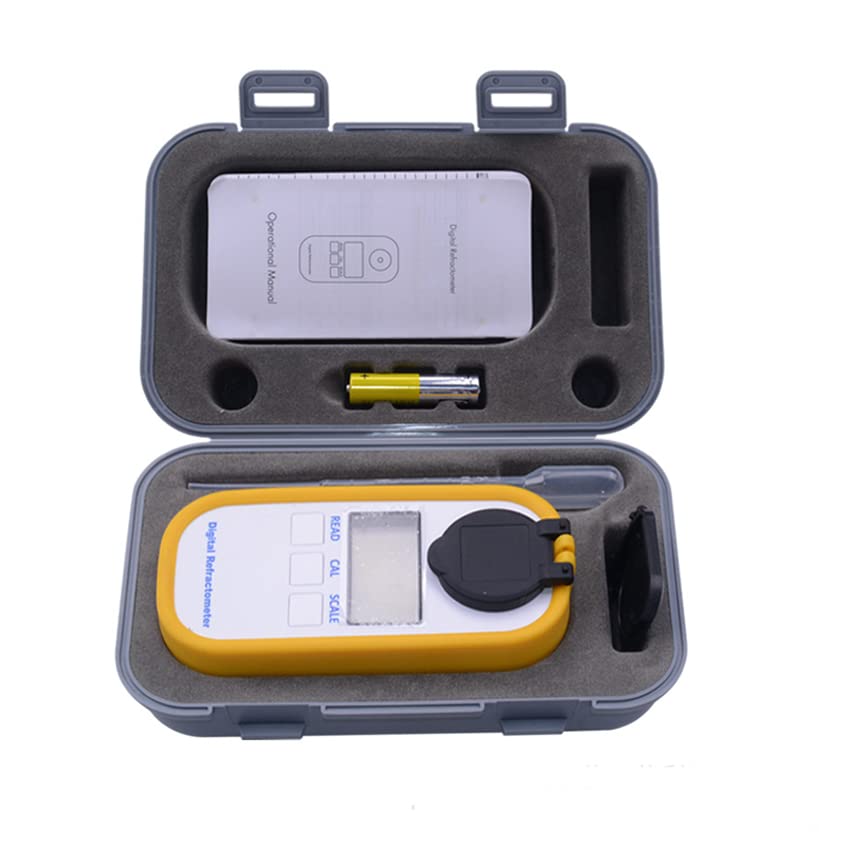 Digital Refractometer for Veterinary Use - Accurate Dog & Cat Urine Specific Gravity Tester, DR503 Serum Protein Analyzer | Ideal for Pet Health Monitoring & Veterinary Clinics