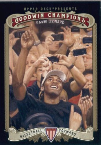 2012 Upper Deck Goodwin Champions Kawhi Leonard Rookie Basketball Card #120 - Perfect for Collectors, Sports Memorabilia & NBA Fans