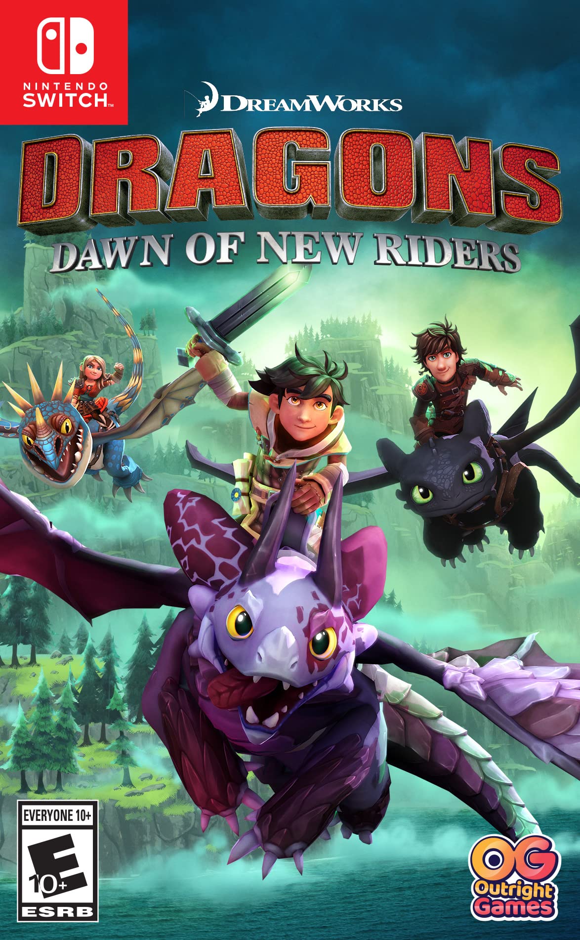 Dragons: Dawn of New Riders - Nintendo Switch Game | Adventure RPG for Kids & Adults | Perfect for Family Game Night & Travel Entertainment