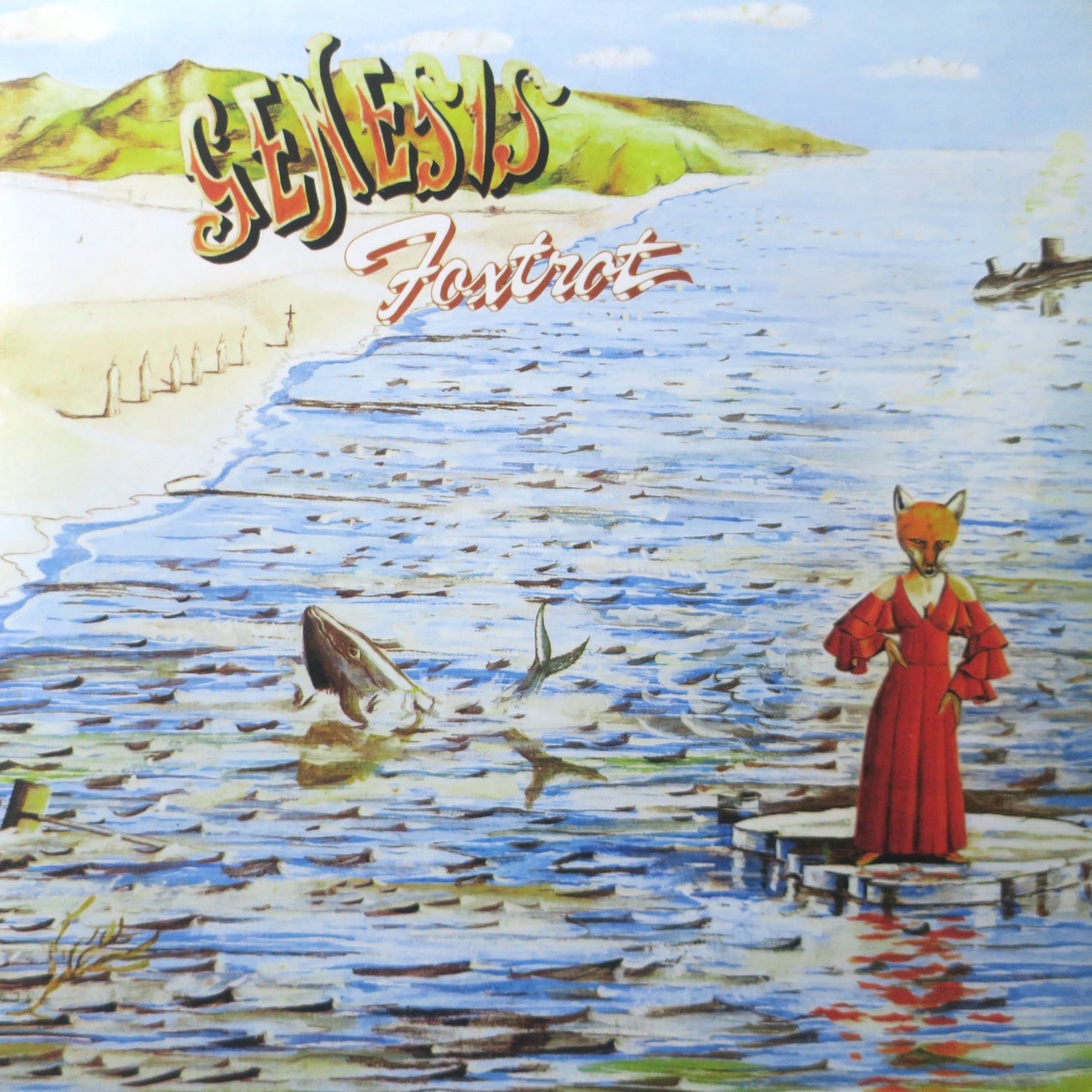 GENESIS 'Foxtrot' Vinyl LP (1972) - Classic Progressive Rock Album - Perfect for Record Collectors & Music Enthusiasts