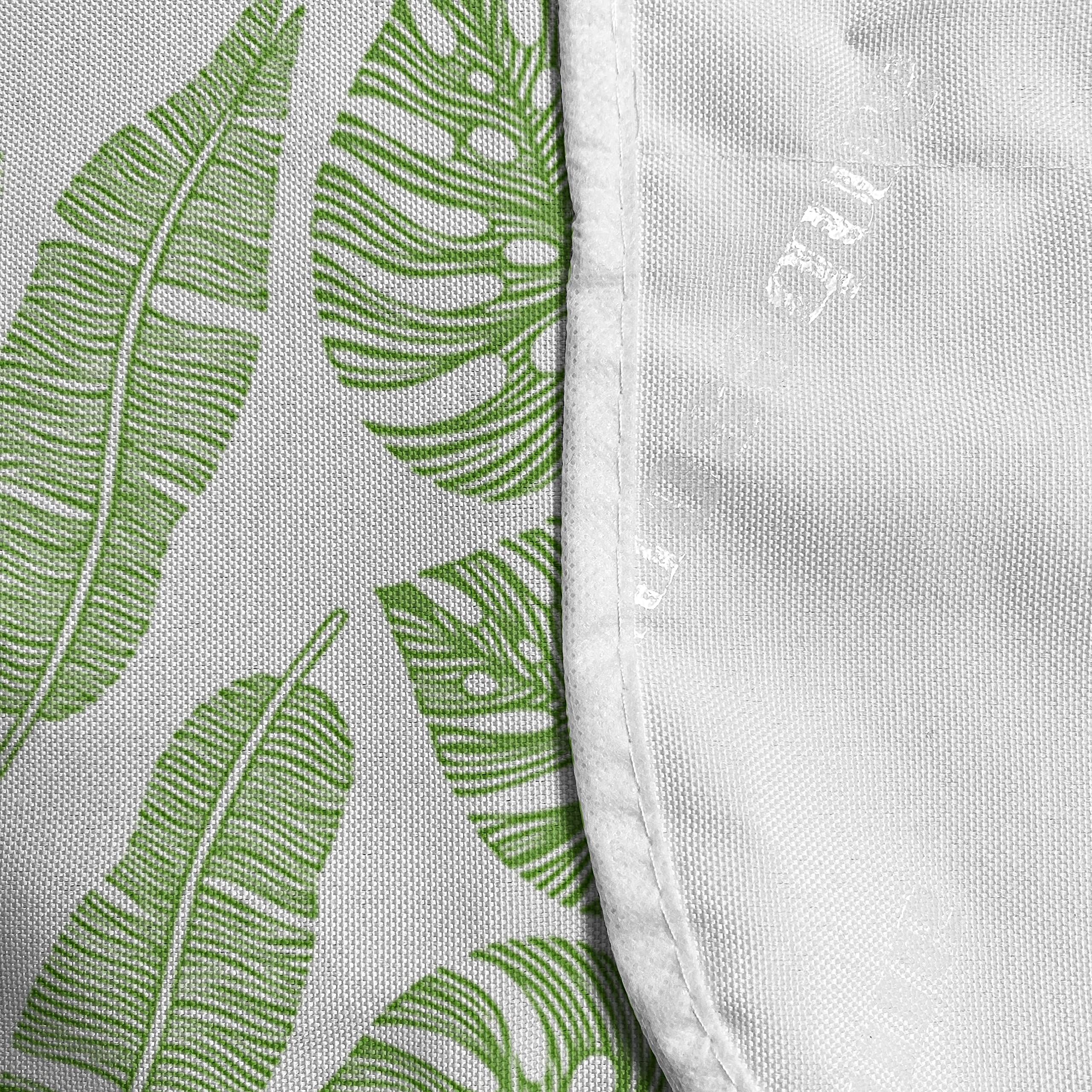 Ambesonne Aloha Microwave Oven Cover - Water Resistant Hawaiian Jungle Leaves Design with Pockets - 36