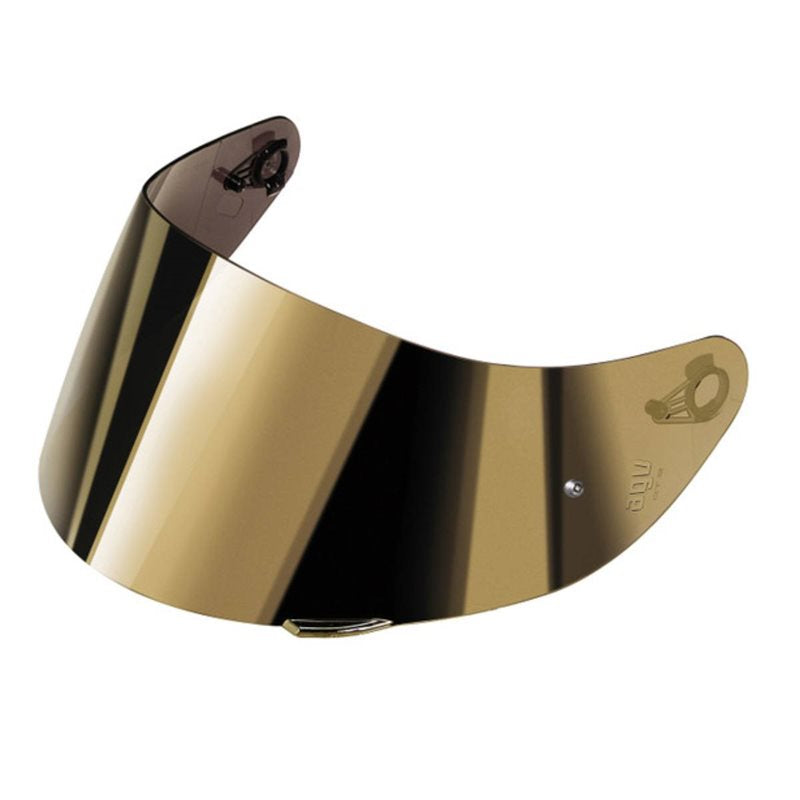 AGV Street 4 Motorcycle Helmet Anti-Scratch Visor - Iridium Gold Coating for UV Protection & Enhanced Visibility | Perfect for Street Riding, Commuting & Urban Adventures