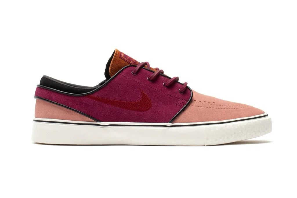 Nike SB Zoom Janoski OG Skateboarding Shoes - Red Stardust/Team Red Rosewood | Men's Casual Sneakers for Skateboarding & Streetwear Fashion
