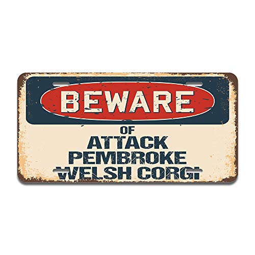 Beware of Attack Pembroke Welsh Corgi