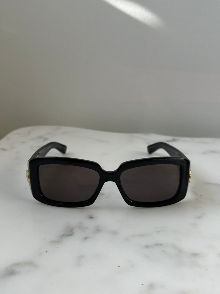 Gucci GG1403S Black Sunglasses for Women & Men - Luxury Designer Shades for UV Protection & Fashion - Perfect for Outdoor, Beach, Travel & Everyday Wear