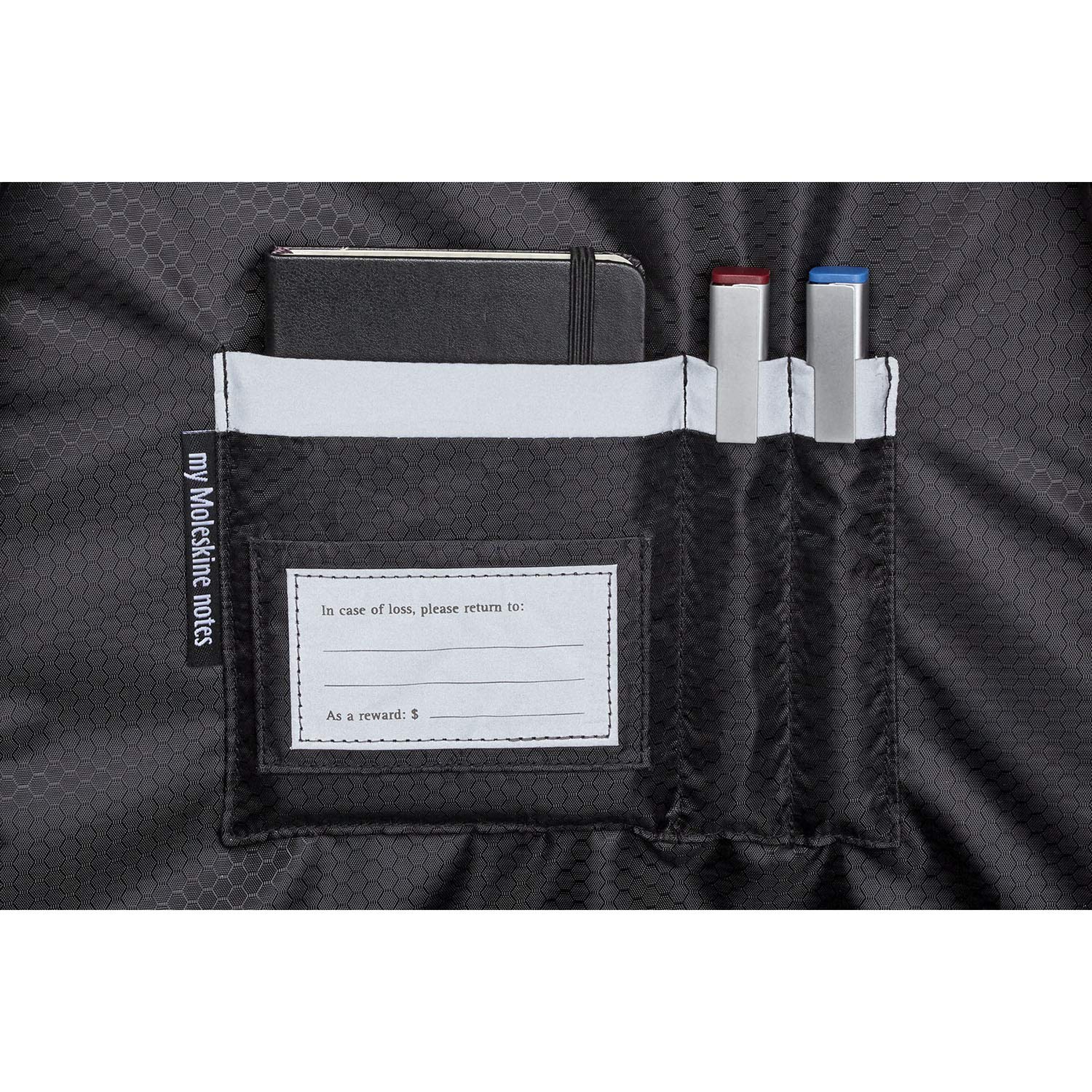 Premium Moleskine Backpack for 15-Inch Laptop | Stylish Business & Metro Backpack for Men & Women | Durable Black Work & Travel Backpack | Perfect for Office, Commuting & College Use