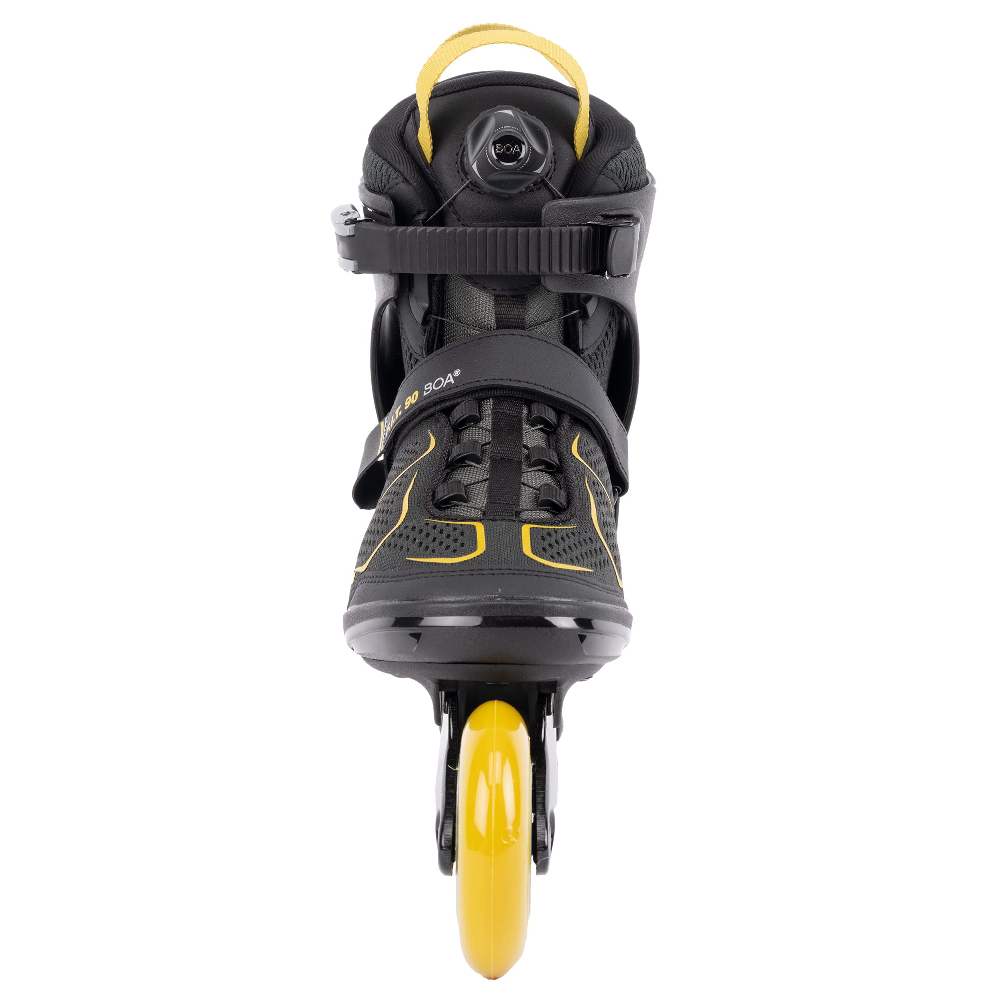 K2 F.I.T. 90 Boa Gray Men's Inline Skates - High Performance Fitness & Speed Skating for Adults | Perfect for Outdoor Exercise, Rollerblading & Urban Commuting