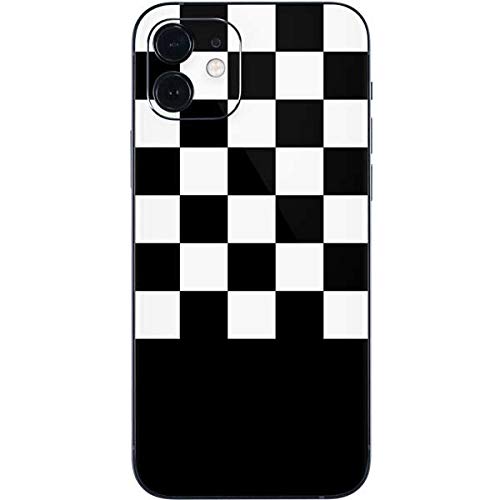 Skinit Custom Decal Skin for iPhone 12 - Checkerboard Split Design Protective Phone Cover | Perfect for Everyday Use, Travel & Personalization