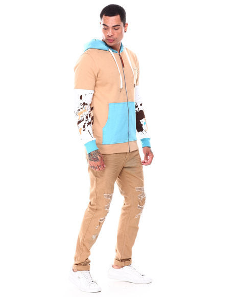 ATIZIANO Casey Men's Graphic Print Hoodie - Stylish & Comfortable Pullover for Casual Wear, Street Fashion & Outdoor Activities