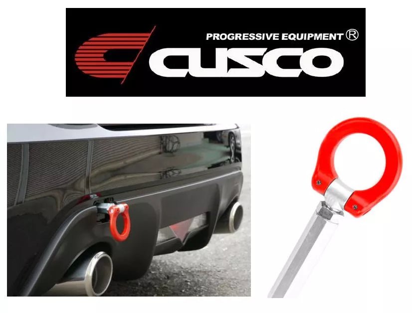High-Quality Cusco Tow Hook Swivel Joint Rear for Subaru BRZ / Toyota 86 / FR-S (2013+) - Perfect for Off-Roading, Track Days & Vehicle Recovery