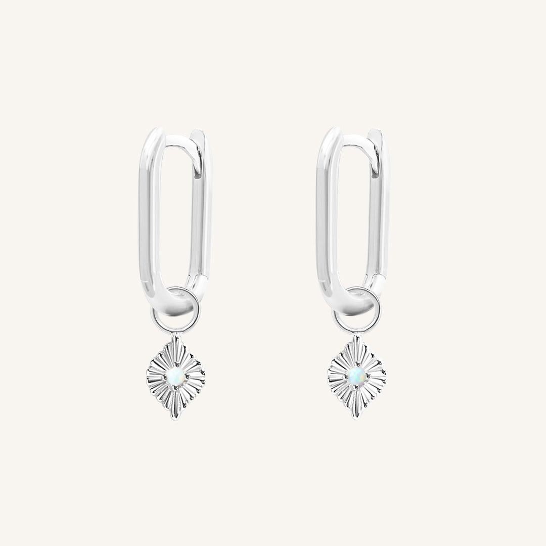 Trendy Rectangle Hoop Earrings for Women - Gold & Silver Pillar Design - Perfect for Parties, Work & Everyday Wear